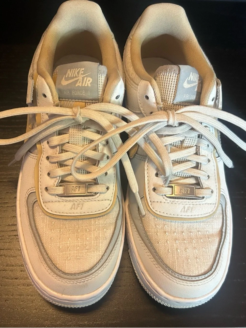 Nike Air Force 1 Low Shadow Sail Tan Women’s Size 6.5